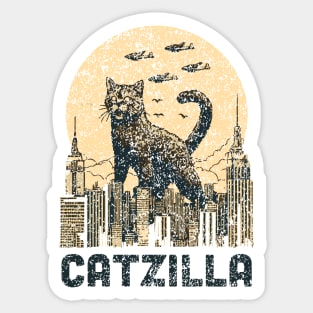 Catzilla Sticker